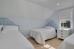 Second floor bedroom with sleeping for 4